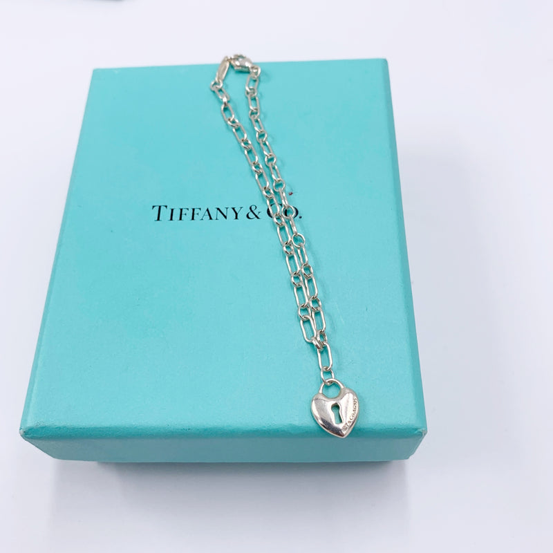 Sold-Tiffany & Co 925 Silver Lock Bracelet