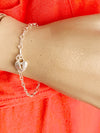 Sold-Tiffany & Co 925 Silver Lock Bracelet