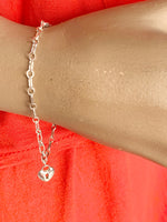 Sold-Tiffany & Co 925 Silver Lock Bracelet