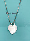 Sold-Tiffany & Co 925 Silver Return to Tiffany Heart Tag Necklace