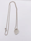 Sold-Tiffany & Co 925 Silver Return to Tiffany Heart Tag Necklace
