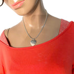 Sold-Tiffany & Co 925 Silver Return to Tiffany Heart Tag Necklace