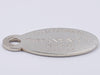 Sold-Tiffany & Co 925 Silver Return to Tiffany Oval Pendant