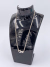 Sold-Tiffany & Co 925 Silver Infinity Pendant with Double Chain Necklace