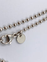 Sold-Tiffany & Co 925 Silver Return to Tiffany Oval Tag Necklace