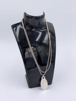 Sold-Tiffany & Co 925 Silver Return to Tiffany Oval Tag Necklace
