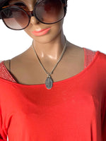 Sold-Tiffany & Co 925 Silver Return to Tiffany Oval Tag Necklace