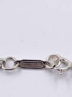 Sold-Tiffany & Co 925 Silver Bar Pendant with Necklace