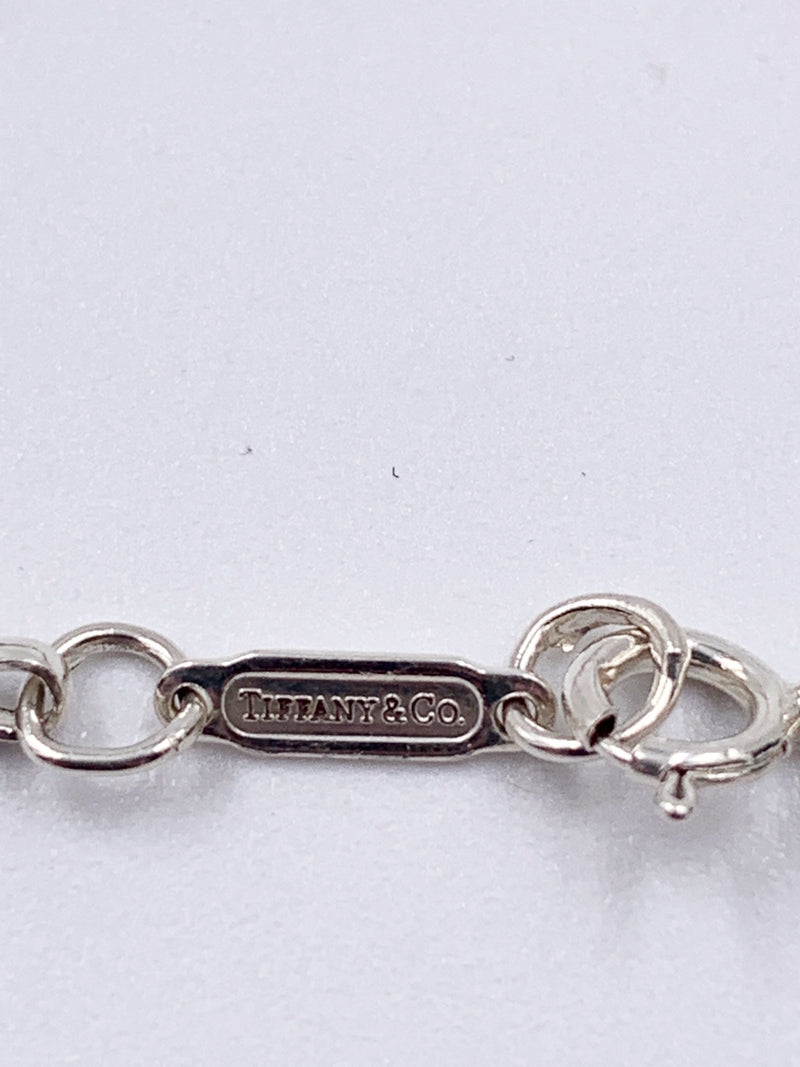 Sold-Tiffany & Co 925 Silver Bar Pendant with Necklace