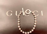 Sold-Gucci 925 Silver Bead Bracelet