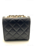 Sold-CHANEL Black Lambskin Mini Trendy CC Bag Gold Hardware