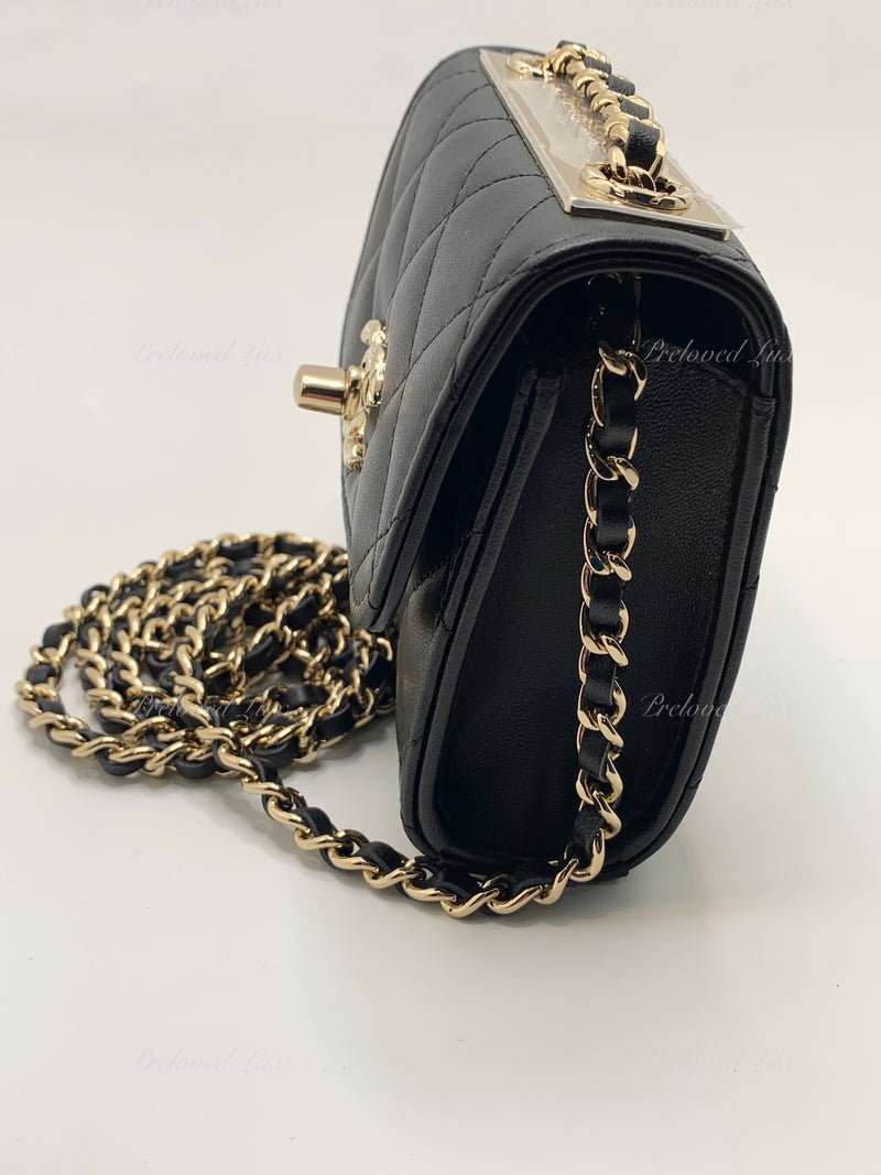 CC Bag 25 cm - black - Crocodile boutique