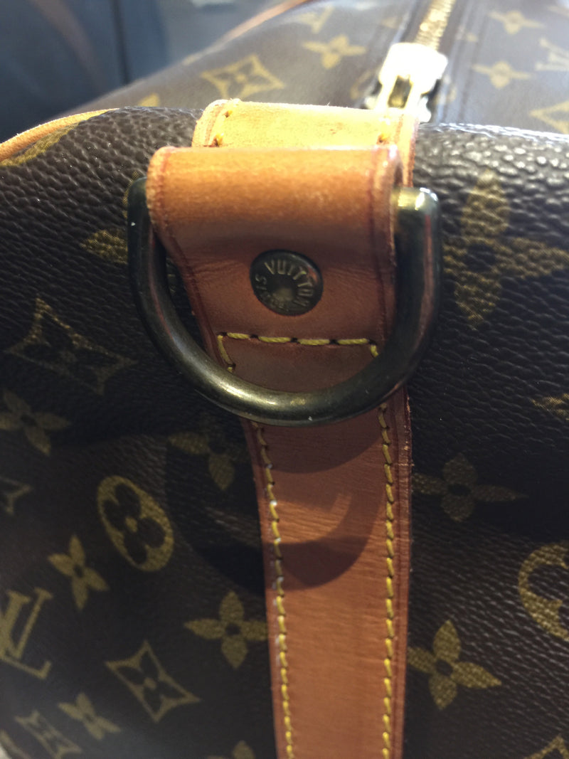 Louis Vuitton Monogram Keepall Bandouliere 60 Boston Duffle Bag with Strap  63lv4 at 1stDibs