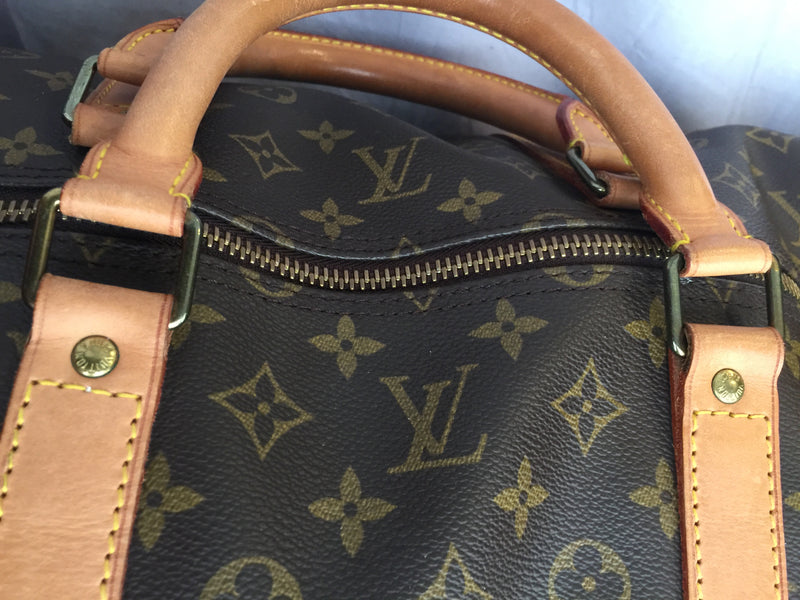 Authentic Louis Vuitton Monogram Keepall 60 Travel Boston Bag M41422 LV  J4672