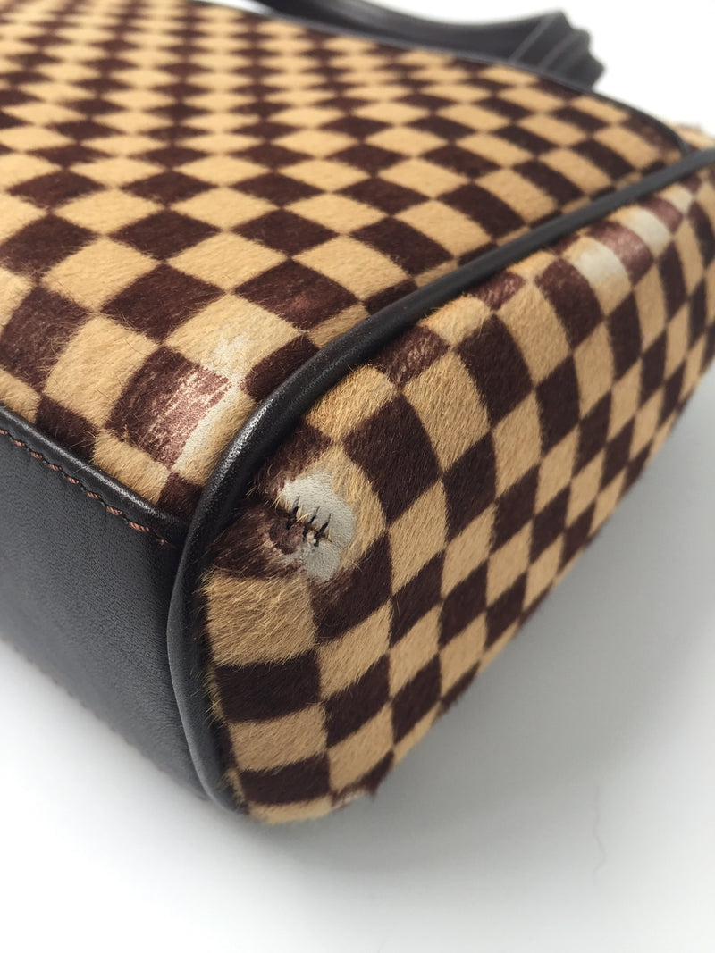 282. Louis Vuitton Limited Edition Damier Sauvage Calf Hair Lionne, 2002 -  December 2019 - ASPIRE AUCTIONS