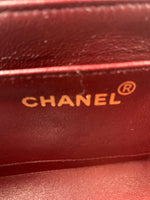 Sold-CHANEL Lambskin Small Diana Single Chain Single Flap Bag Black/gold K330