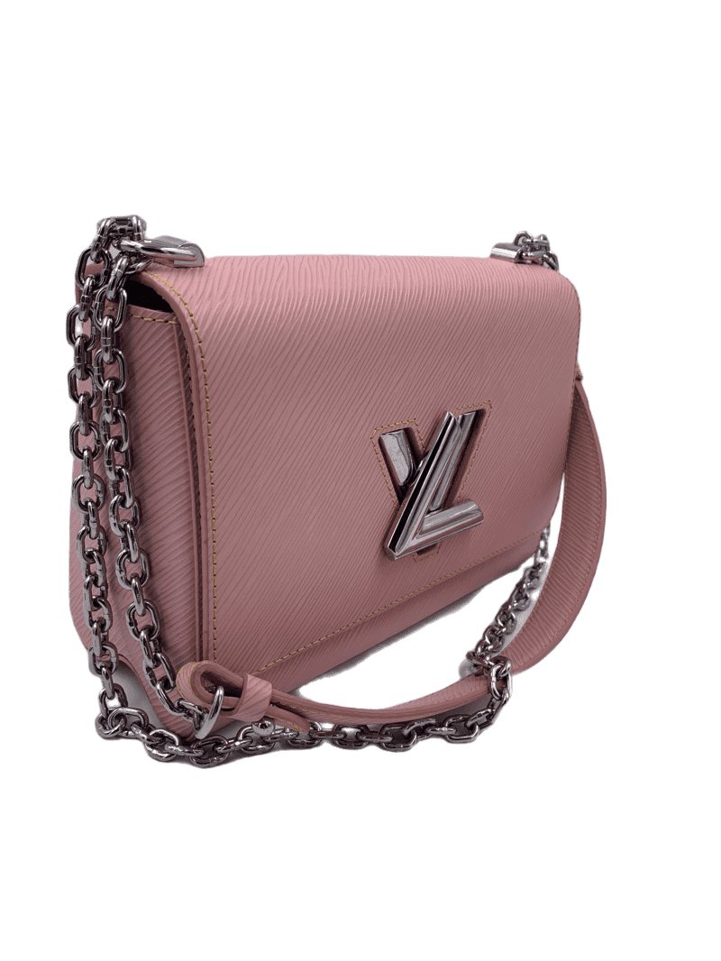 Twist leather crossbody bag Louis Vuitton Pink in Leather - 34640260