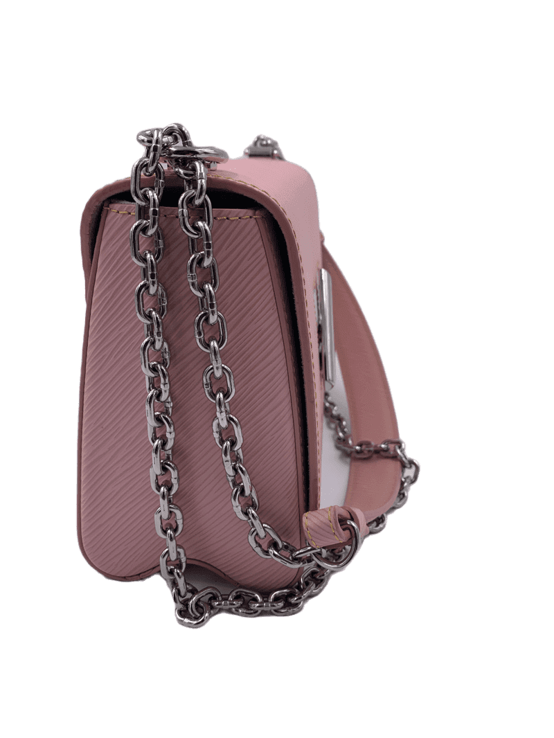 LOUIS VUITTON Epi Twist MM Pink Shoulder Bag Crossbody Bag