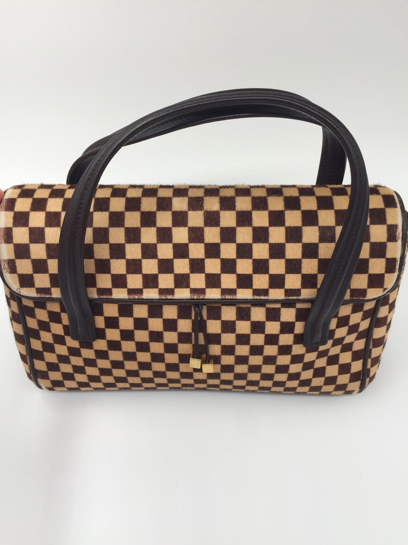 Louis Vuitton M92133 Limited Edition Pony Hair Damier Sauvage Impala Tote -  The Attic Place