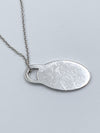 Tiffany & Co 925 Silver Return to Tiffany Small Oval Tag Necklace
