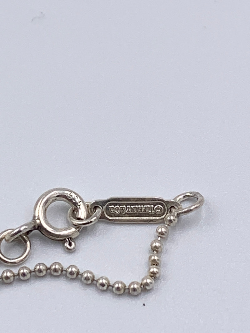 Sold-Tiffany & Co 925 Silver Return to Tiffany Small Heart Tag Necklace