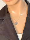 Sold-Tiffany & Co 925 Silver Return to Tiffany Small Heart Tag Necklace