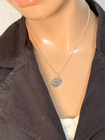 Sold-Tiffany & Co 925 Silver Return to Tiffany Small Heart Tag Necklace