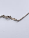 Sold-Tiffany & Co 925 Silver Open Heart Pendant Wire Necklace