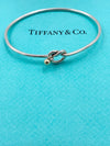 Sold-Tiffany & Co 925 (Silver) 750 (Gold) Love Knot Bangle