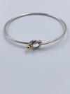 Sold-Tiffany & Co 925 (Silver) 750 (Gold) Love Knot Bangle