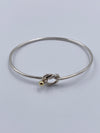 Sold-Tiffany & Co 925 (Silver) 750 (Gold) Love Knot Bangle