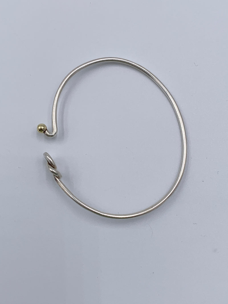 Sold-Tiffany & Co 925 (Silver) 750 (Gold) Love Knot Bangle