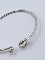 Sold-Tiffany & Co 925 (Silver) 750 (Gold) Love Knot Bangle