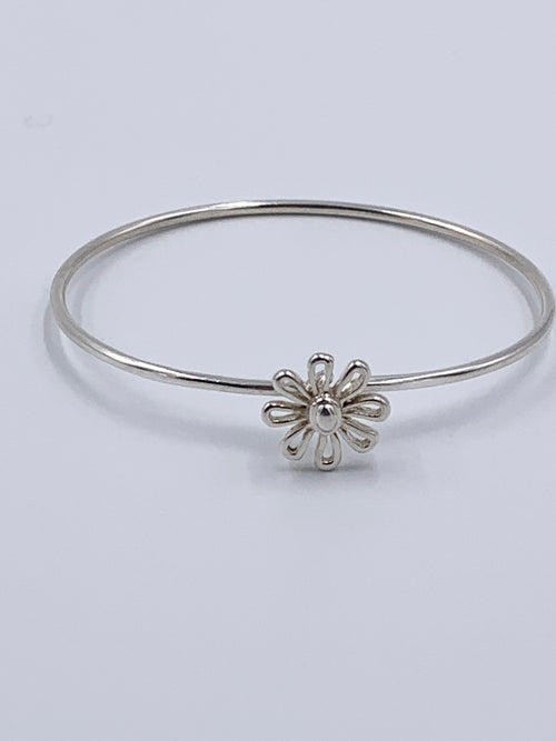 Sold-Tiffany & Co Paloma Picasso Silver 925 Daisy Flower Bangle