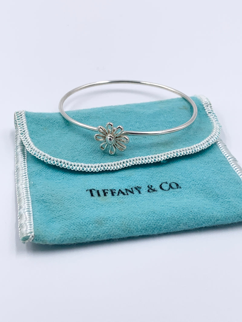 Sold-Tiffany & Co Paloma Picasso Silver 925 Daisy Flower Bangle