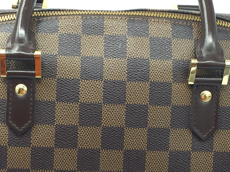 Authentic LOUIS VUITTON Ribera MM Hand Boston bag Damier Ebene N41434 LV