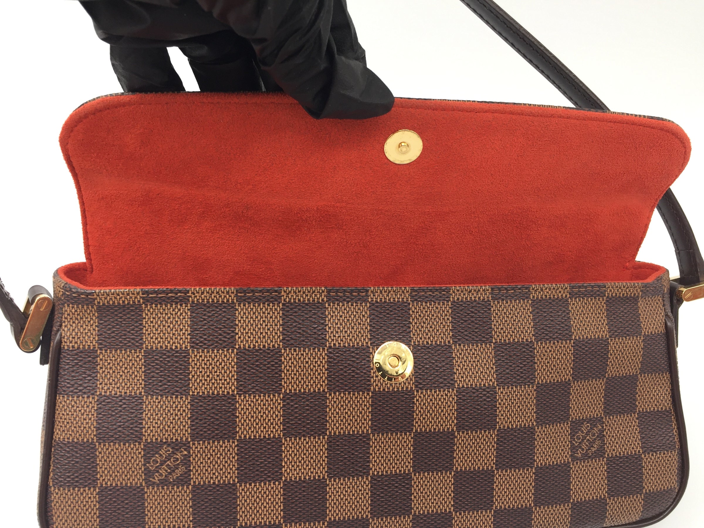 Authentic Louis Vuitton Damier Ebene Reggia Shoulder Bag – Paris Station  Shop