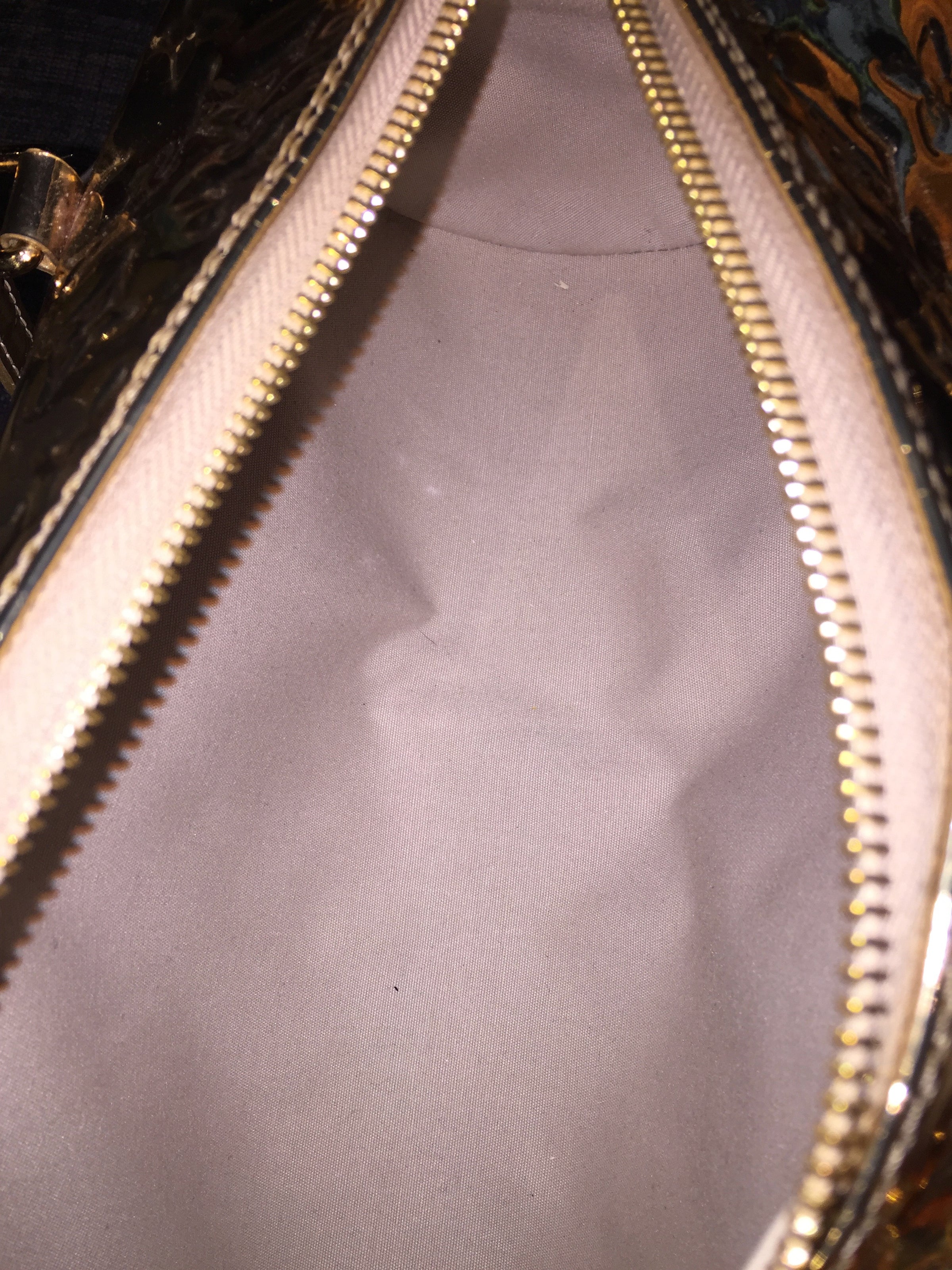 LOUIS VUITTON M95270 Monogram Miroir Papillon Dre Gold Hand Bag Ex