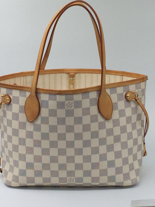 Sold-LOUIS VUITTON Damier Azur Neverfull PM N51110