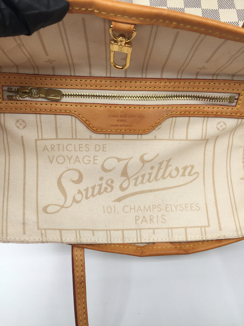 Sold-LOUIS VUITTON Damier Azur Neverfull PM N51110 – Preloved Lux