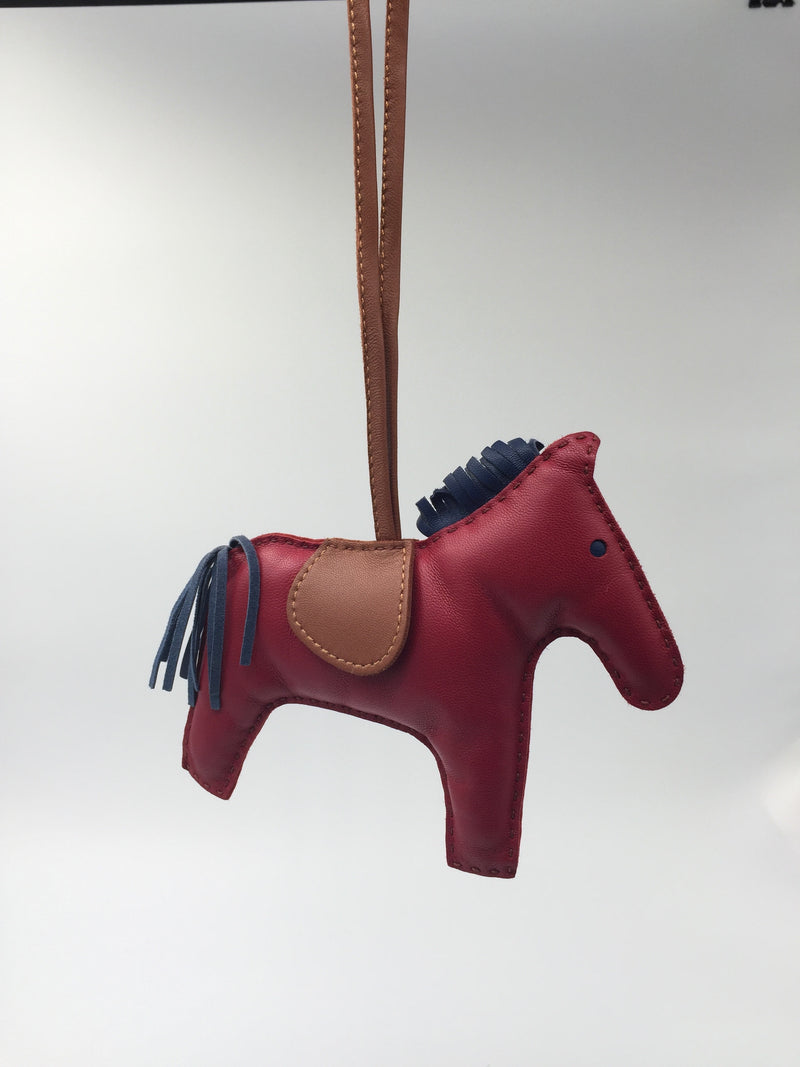 Hermes Rubis Grigri Horse Rodeo Bag Charm