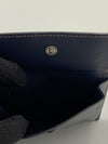 Sold-GUCCI GG Canvas Black Leather Wallet