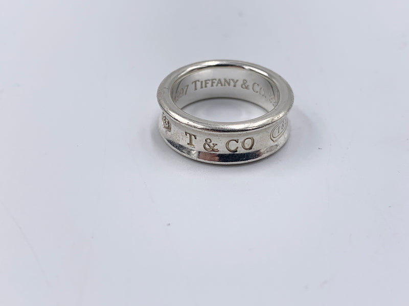 Sold-Tiffany & Co 925 Silver Ring Size 6 1/4