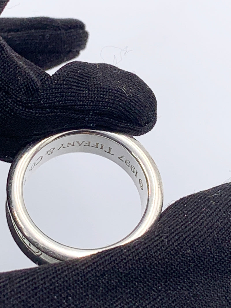 Sold-Tiffany & Co 925 Silver Ring Size 6 1/4