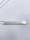 Sold-Tiffany & Co 925 Silver Atlas Collection Bar with Necklace