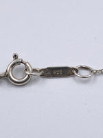 Sold-Tiffany & Co 925 Silver Atlas Collection Bar with Necklace