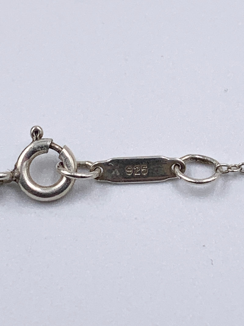 Sold-Tiffany & Co 925 Silver Atlas Collection Bar with Necklace