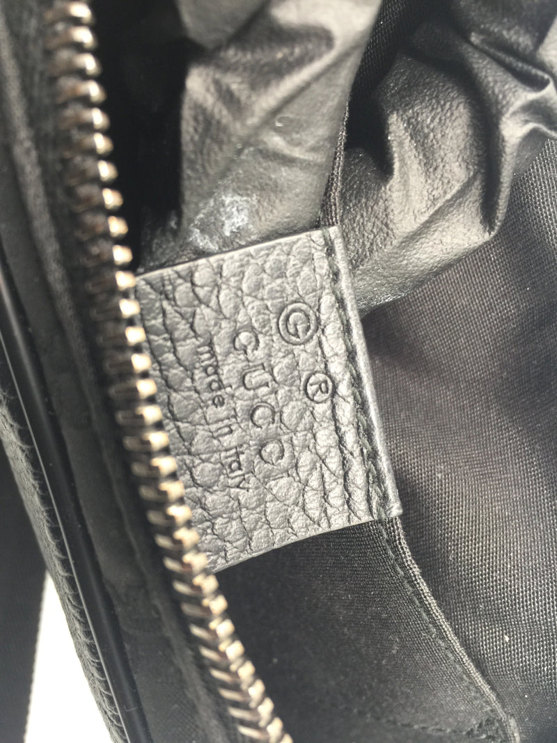 Sold-GUCCI GG Waist/Crossbody Bag black