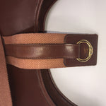 Sold-HERMES Tsako Box Calf Shoulder Bag brown - vintage