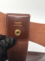 Sold-HERMES Tsako Box Calf Shoulder Bag brown - vintage